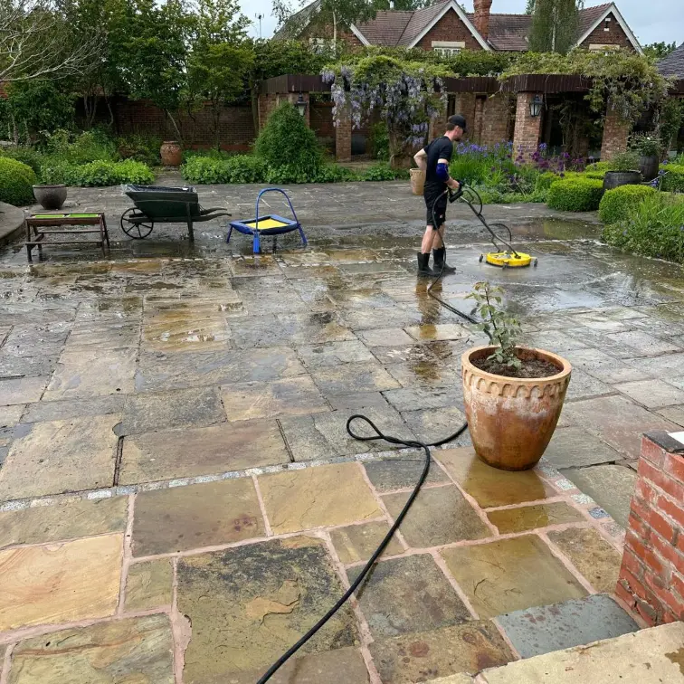 Patio cleaning